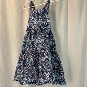 Crewcuts Paisley Patterned Kids Dress. Size 5.